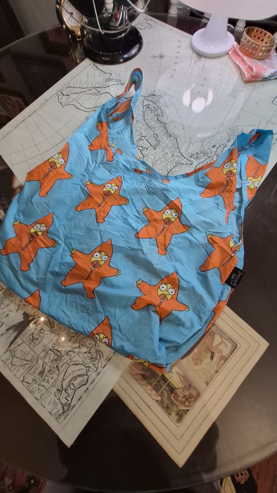 NWT Baggu X The Simpsons Maggie Standard Reusable Bag Tote Sold Out US Seller