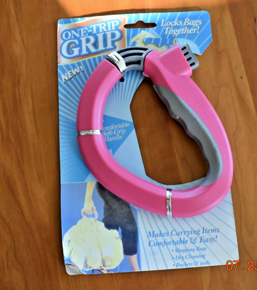Useful D Shaped One Trip Grip carrying handle, Portable Grocery Bag Holder