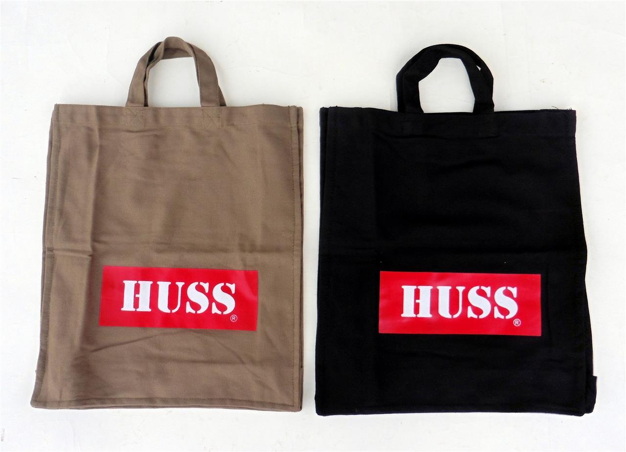 2× Reusable Canvas Large Grocery Shopping Bag Travel Tote Casual Cloth Handbag