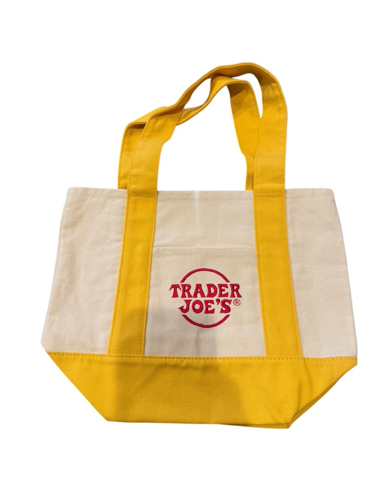 Trader Joe’s 2025 Yellow Limited Edition Tote Bag Set Mini NWT