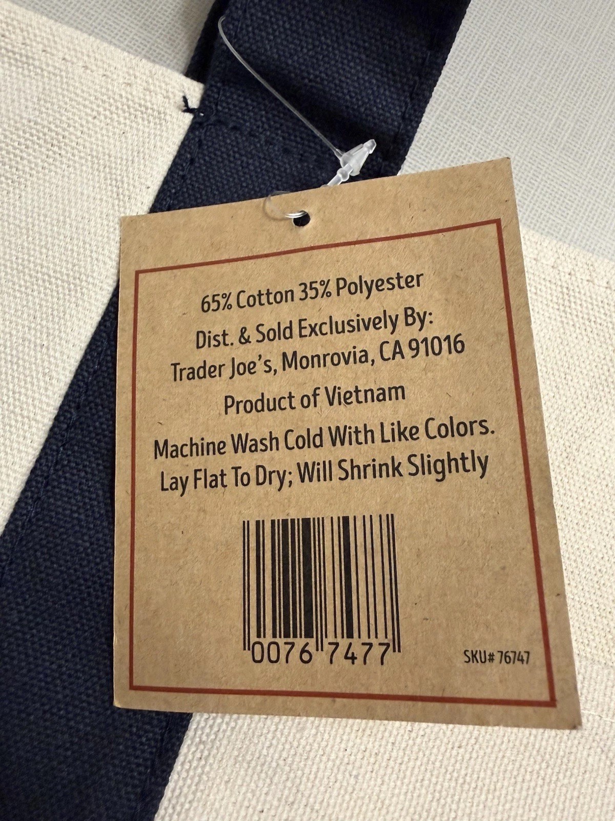 Trader Joe’s NWT (Lot of 2) Blue Mini and Green Mini Canvas Tote Bags 12x10x5