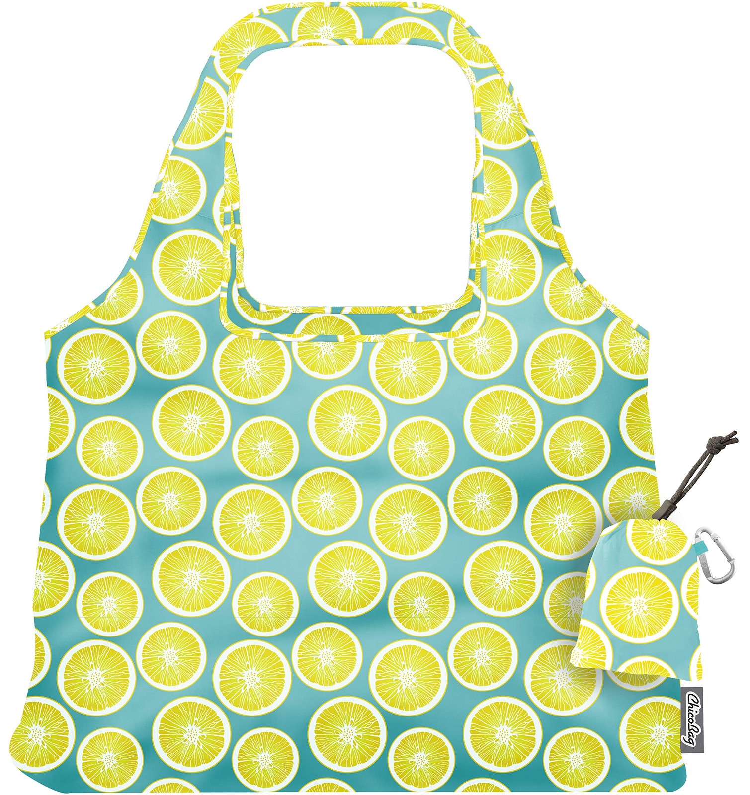 Vita Reusable Tote Bag with Carabiner Clip | Compact Reusable Shopping Bags |…