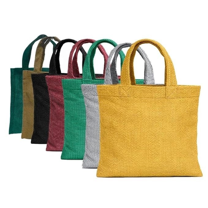 15 x 16 inch Eco-Friendly HDPE Carry Bag | Reusable Grocery & Market / 7 bags
