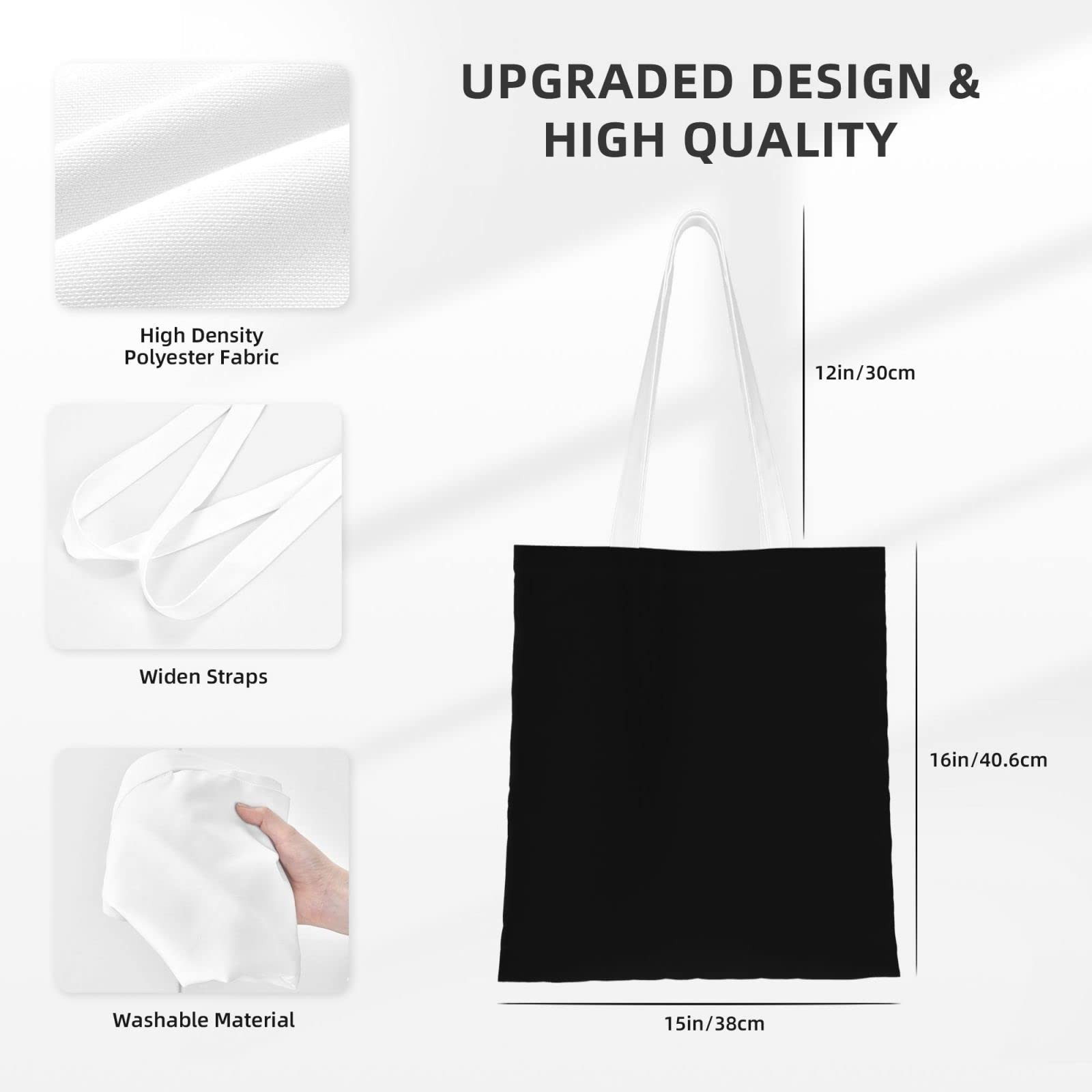 Custom Totes For Women Personalized Tote Add Your Photo Logo Text Custom Gift…