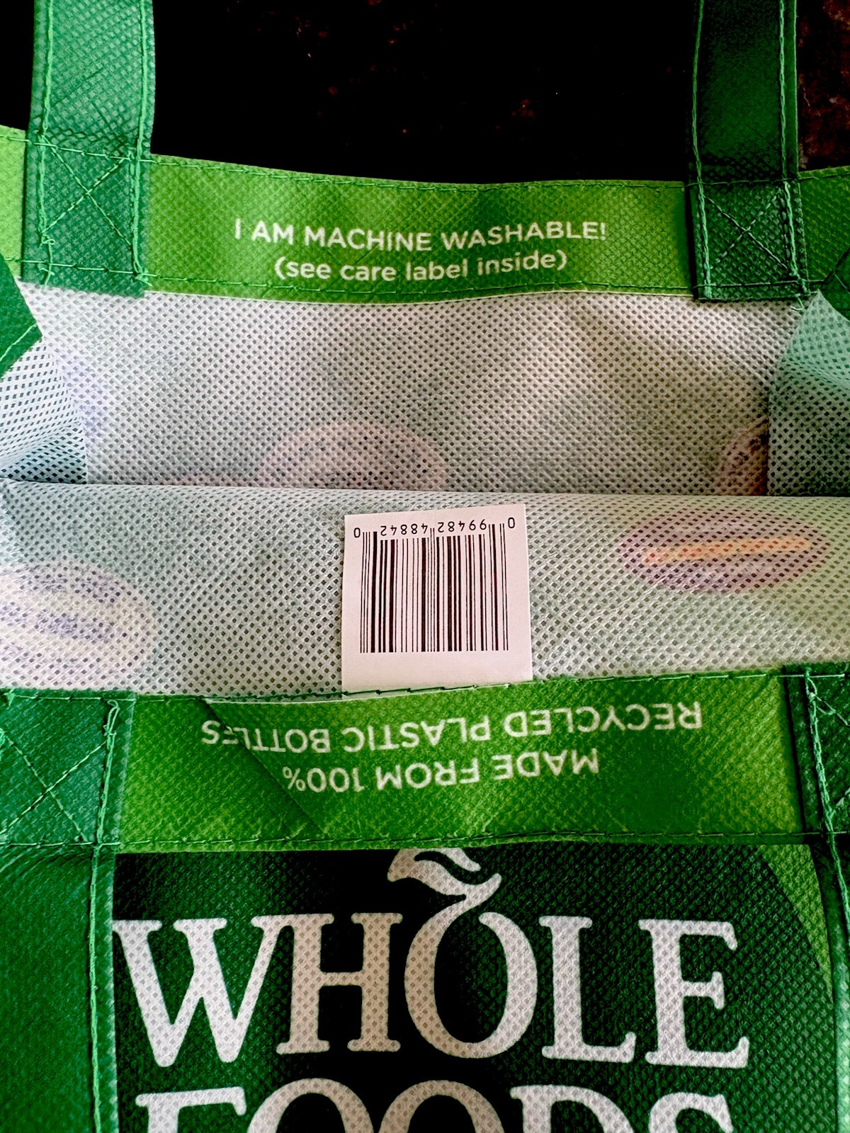 RARE Whole Foods Sticker reusable tote 1 Bag