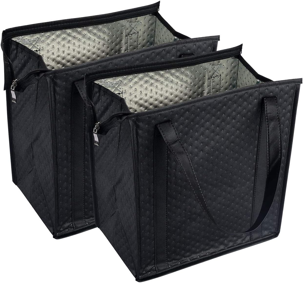 2PCS Insulated Shopping Bag,Insulated Grocery Bag,Grocery Cooler Bag