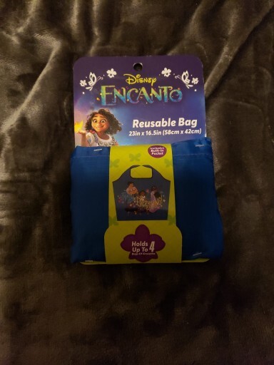 Disney Encanto XLarge Reusable Shopping Bags- Blue NEW