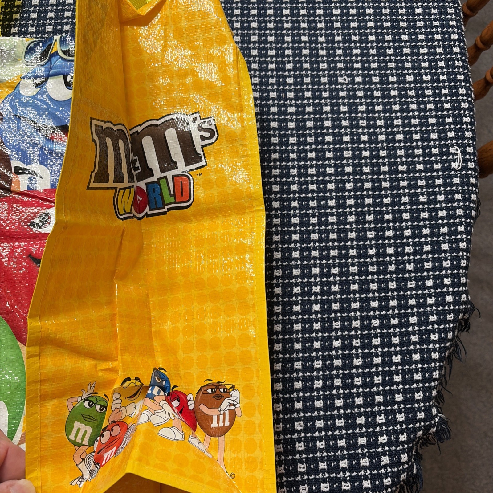 M&M World Reusable Bag for Groceries Halloween Gift Nylon Tote Shopping T7