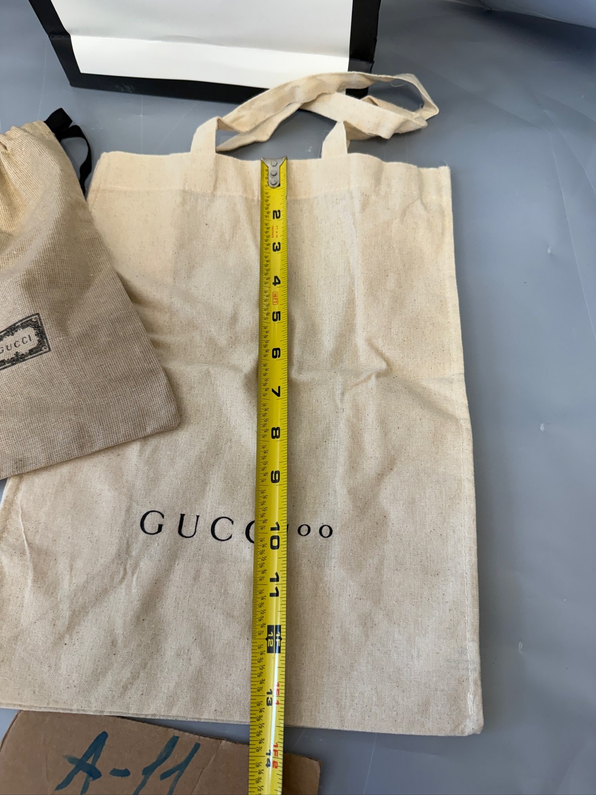 Gucci Shopping Bag Tote Dust Bag Lot 3 Authentic Gucci 100