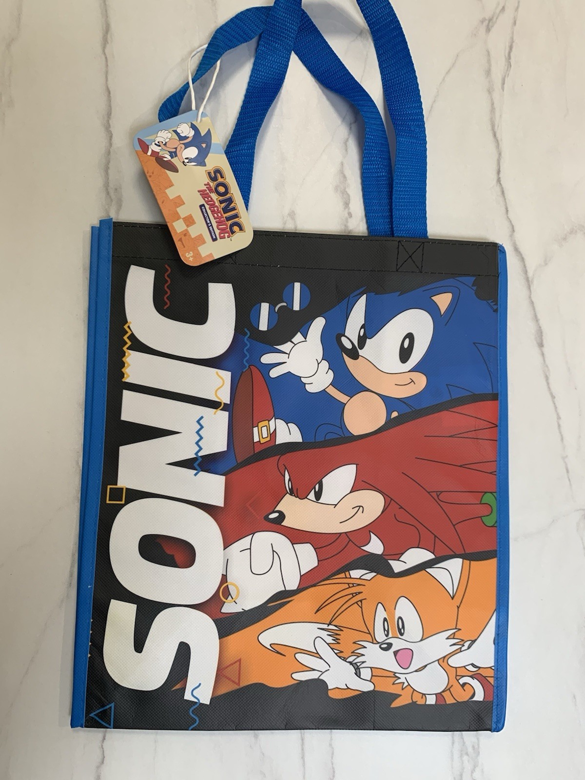 ~ SEGA Sonic the Hedgehog Tote Bag/Shopping Bag ~ Tails ~ Knuckles ~