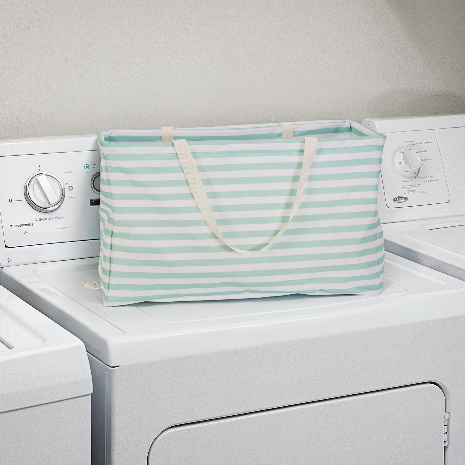 Teal Striped Krush Container AllPurpose Utility Tote