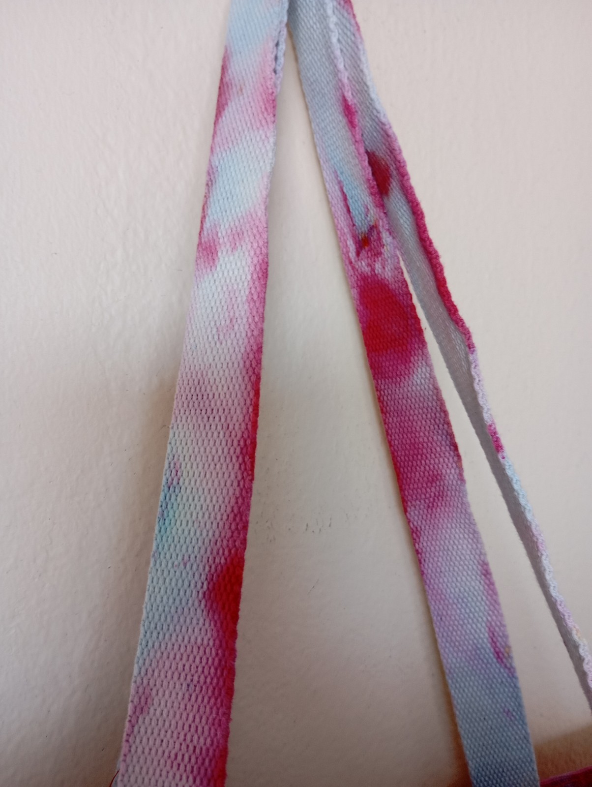 Hand Sewn Tie Dyed Tote Bag, 100% Cotton Canvas Tote, Large Shopping Handmade