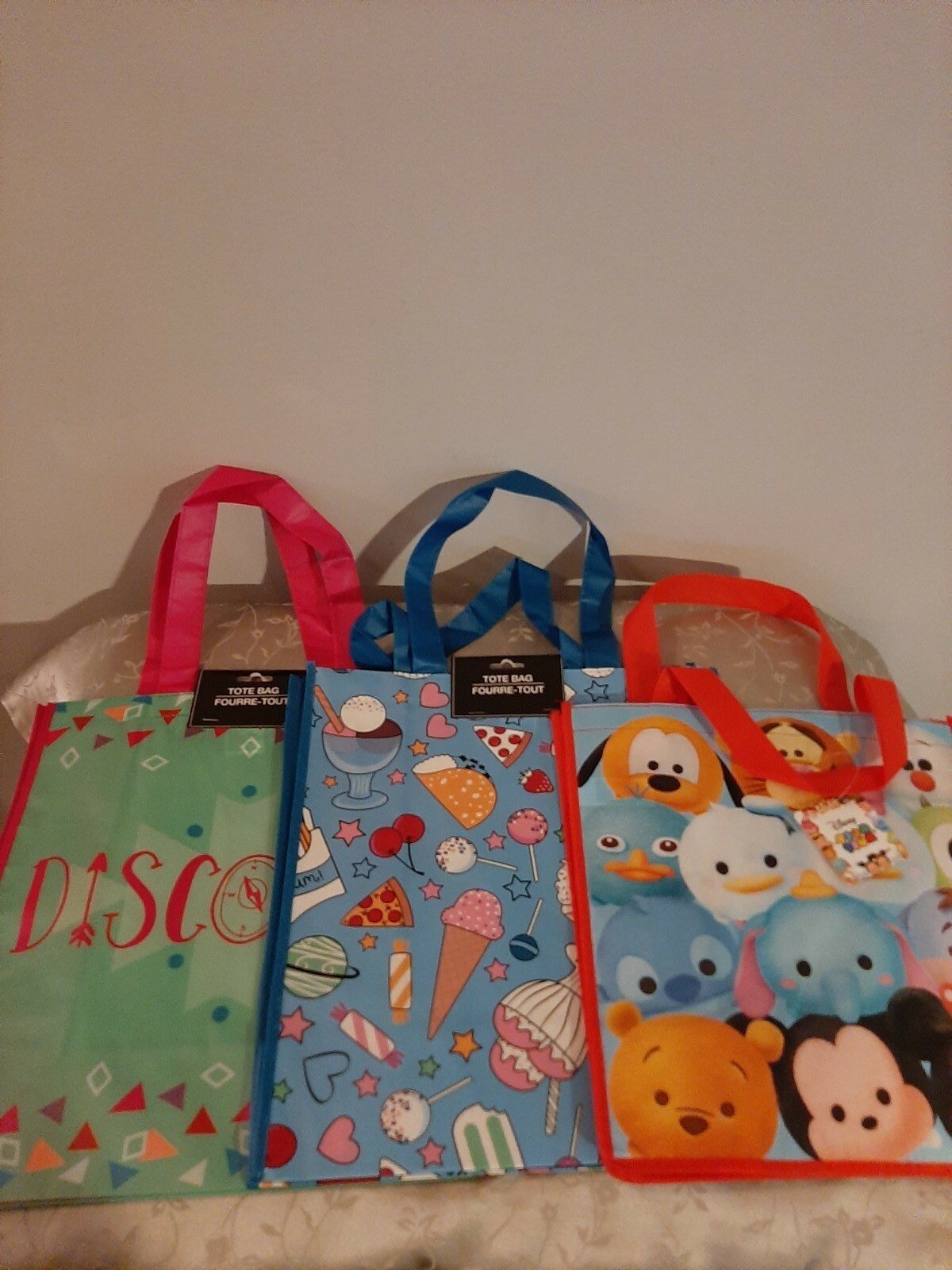 3 reusable resin totes 13 x13 inches