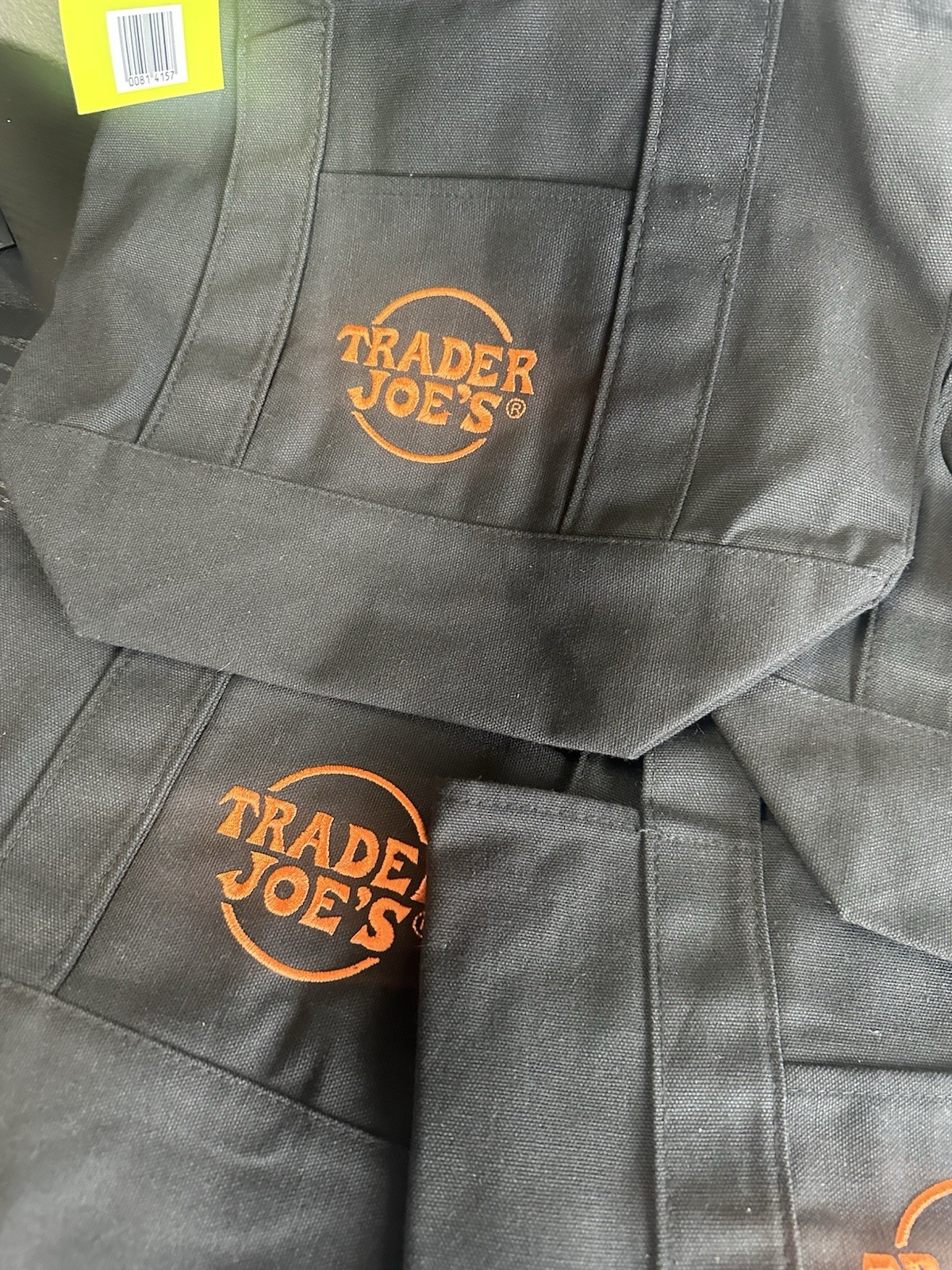 4 Trader Joe’s Black Mini Tote Bag (4-pack) *Limited Edition*