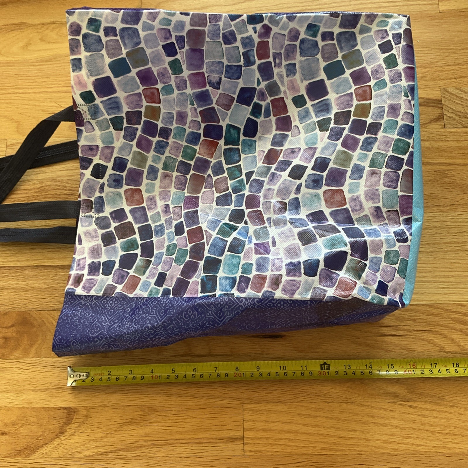 Mixed Lot of 5 Reusable Shopping Tote Bags Medium to Large Sizes Assorted