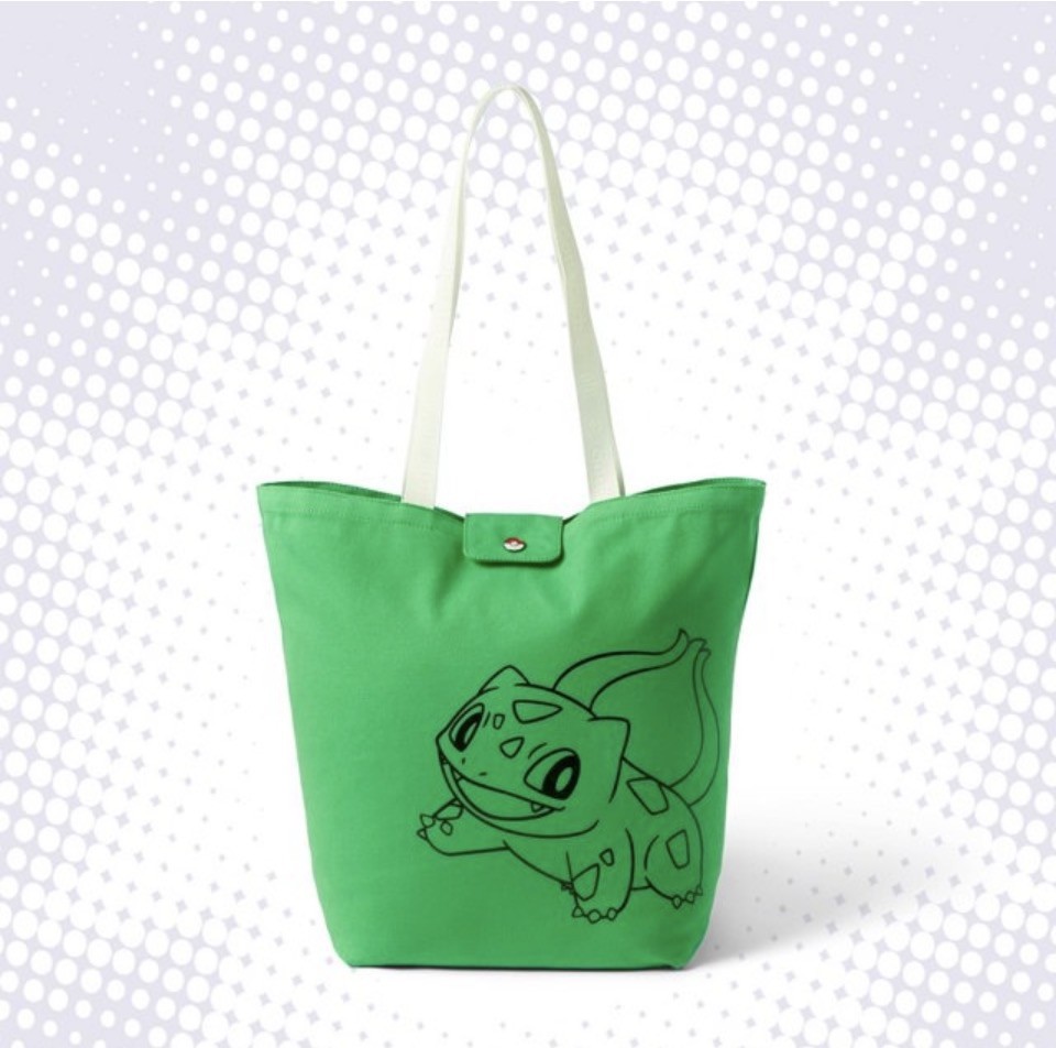 Pokémon Target Exclusive Tote Bag Bulbasaur NEW Limited Release