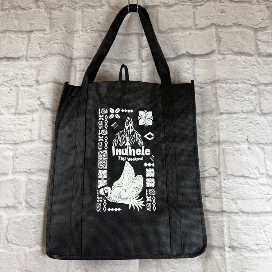 2022 Inuhele Tiki Weekend Canvas Tote Atlanta Georgia Reusable Bag