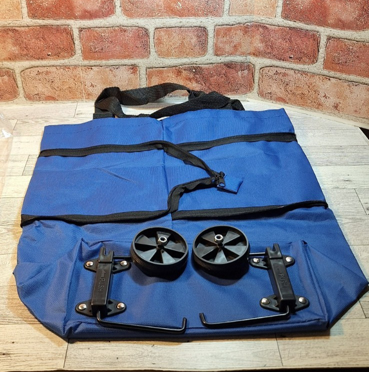 Portable Foldable Shopping Trolley With Wheels Grocery Bags Shopping Cart Tote