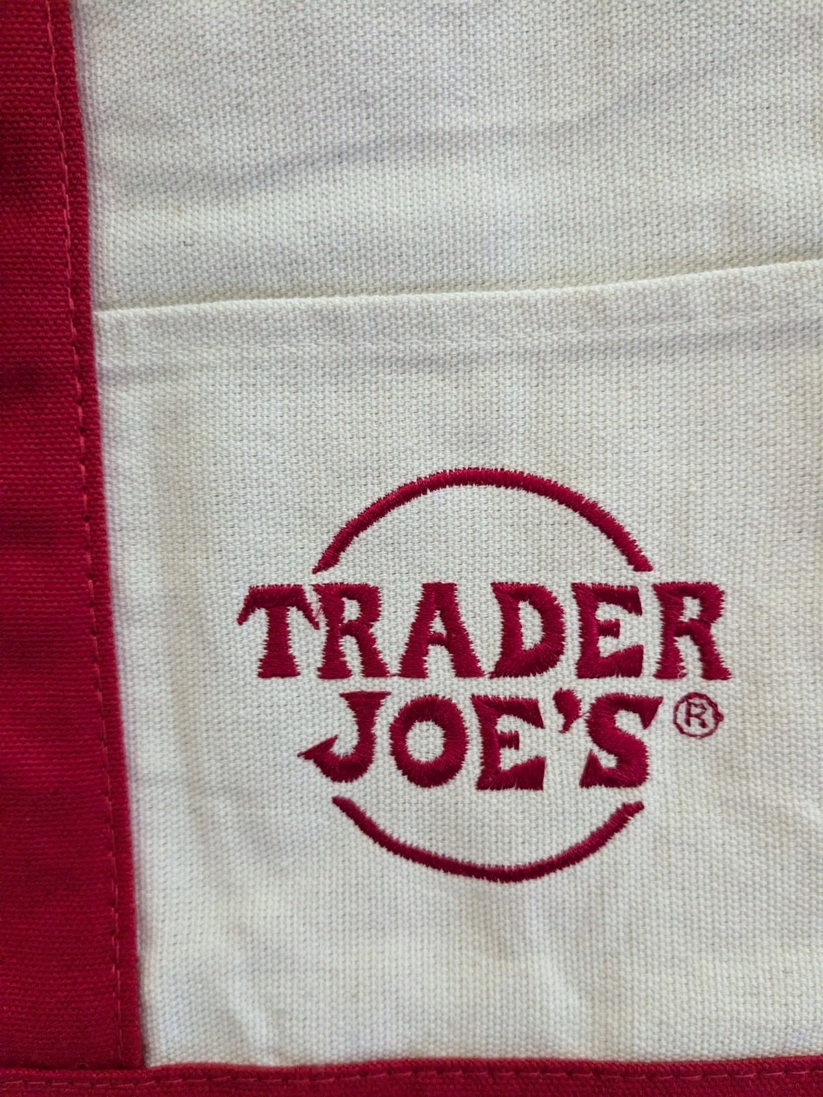 Nwt Lot To 4 Trader Joe’s Mini Red Canvas Tote Bags Limited Edition Brand New