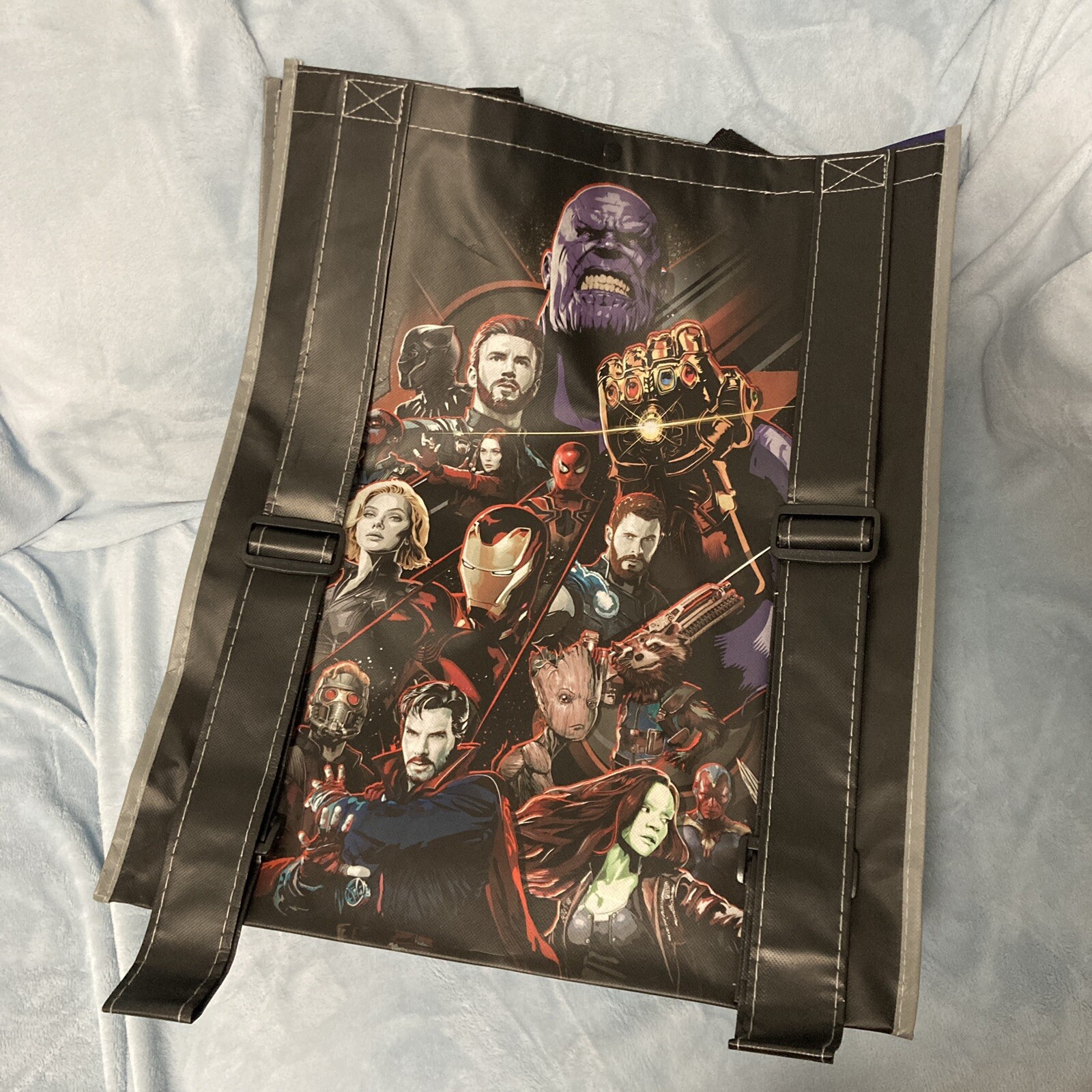 Disney Store Marvel Avengers Infinity War Reusable Shopping bag Rucksack recycle