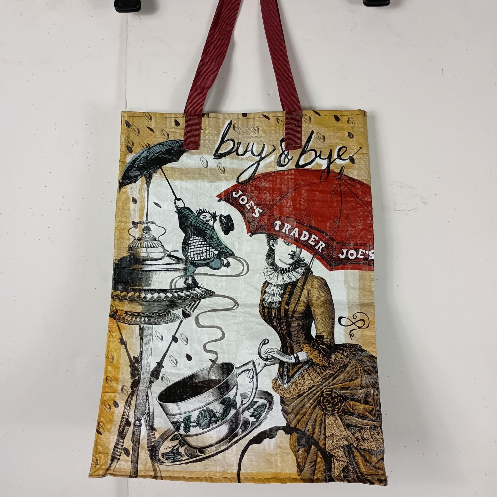 Trader Joes Washington State Reusable Grocery Tote Bag Evergreen State Northwest