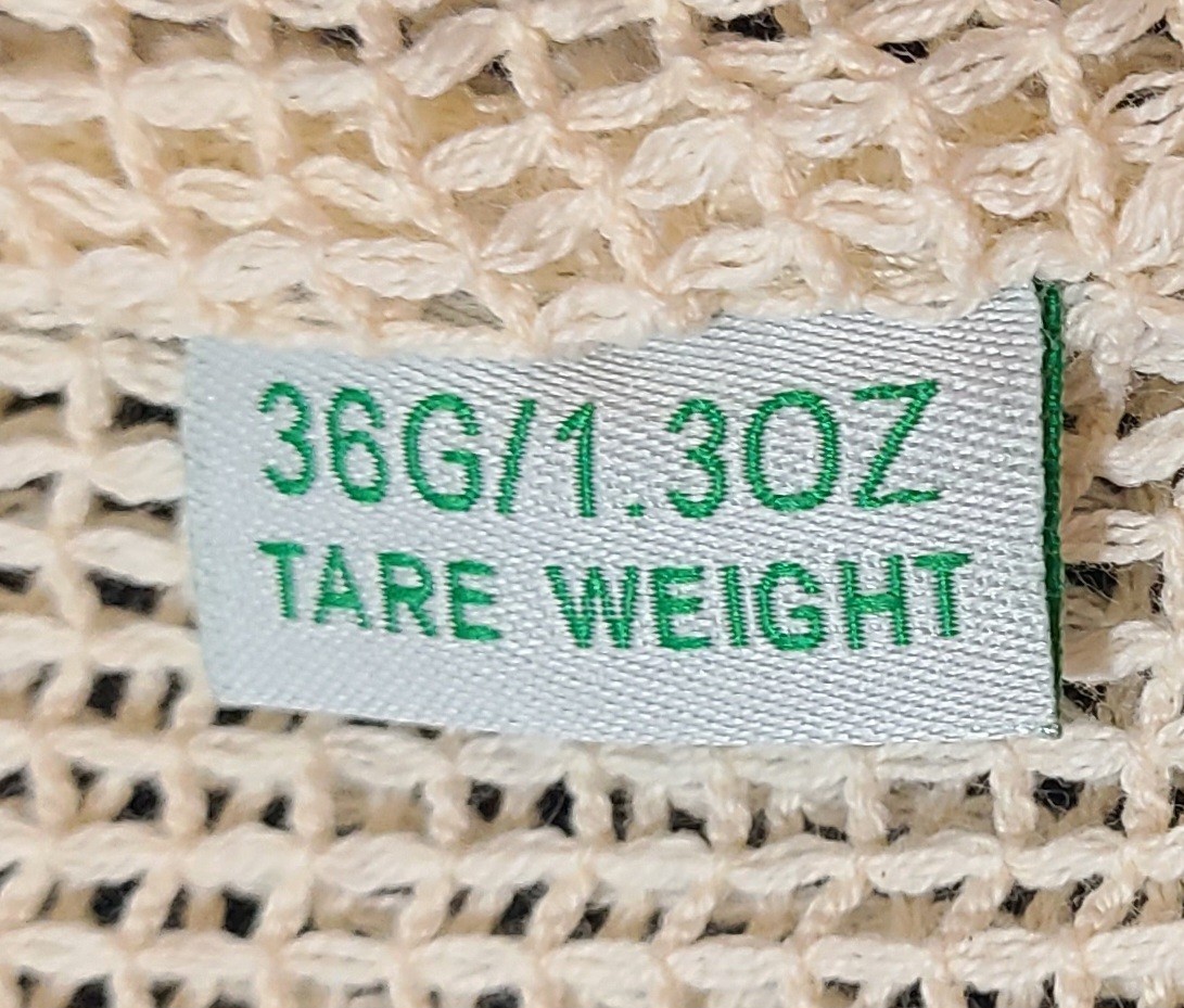3pk Zero Waste Net Bags Jute Bag Farmers French Market Produce Reusable Pouches