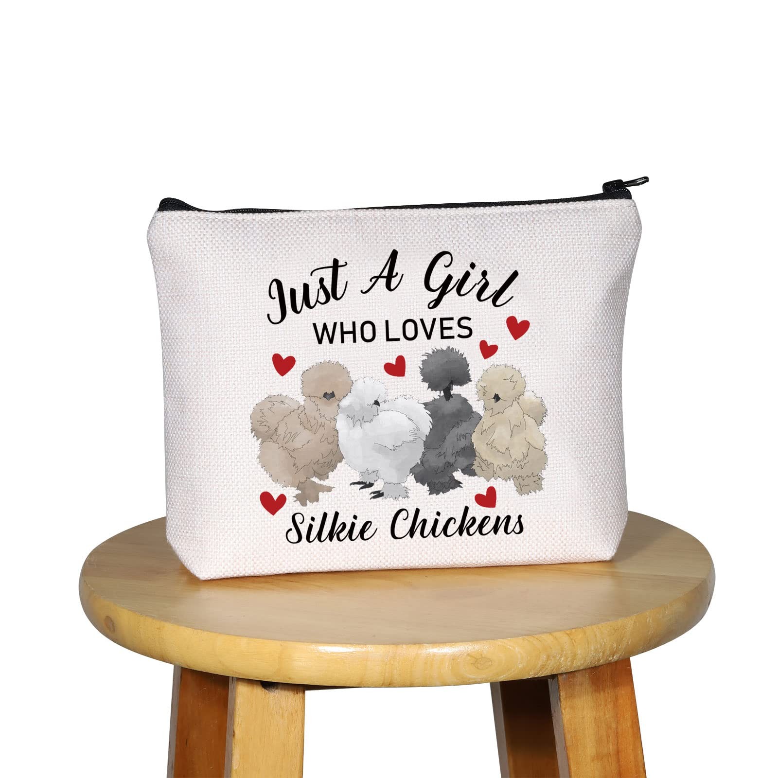 G2TUP Silkie Chicken Lover Gift Who Loves Chickens White Bag