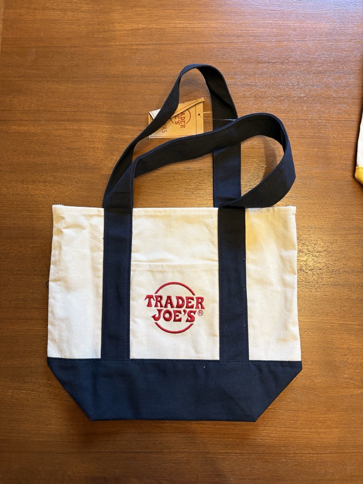Traded Joe’s Mini Canvas Tote Bags – Set Of 3