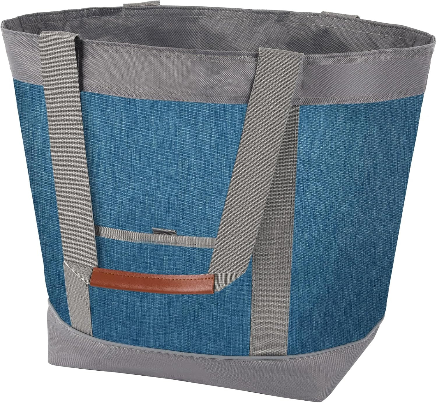 Insulated Cooler Bag, Reusable 30 Cans Insulated Bag, Soft Portable Grocery Bags