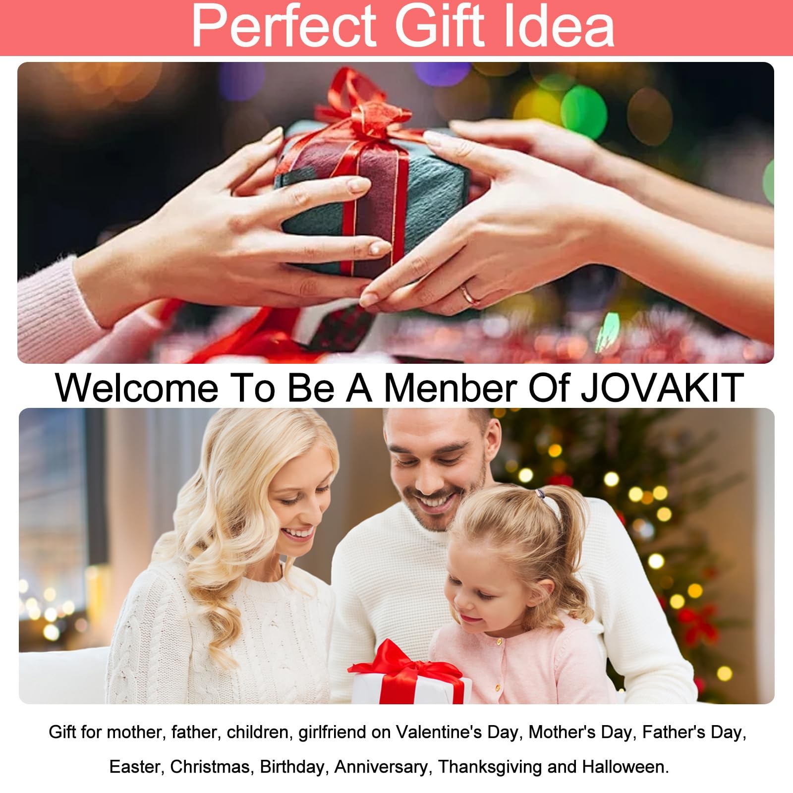 JOVAKIT Small Portable Silicone Makeup Bag for Women with Decorative Brown