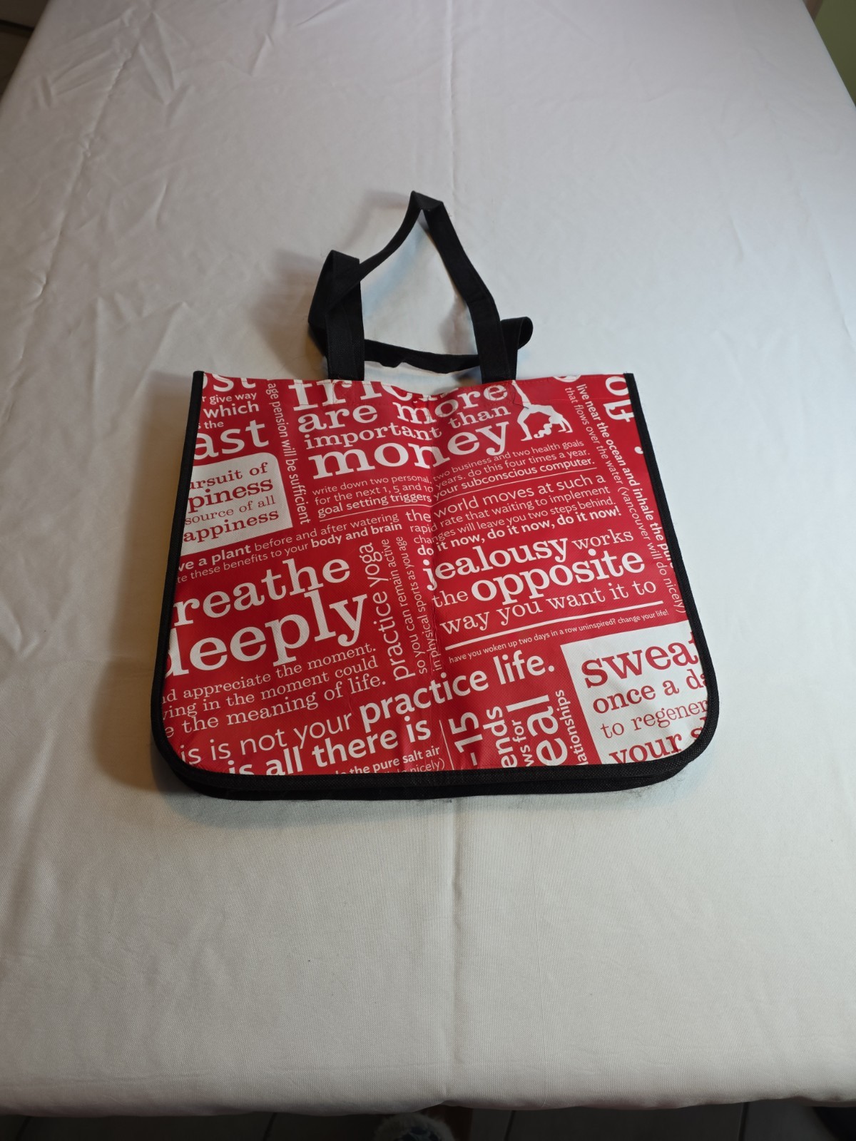 Lululemon Reusable Shopping Tote Bag Reduce, Reuse, Recycle