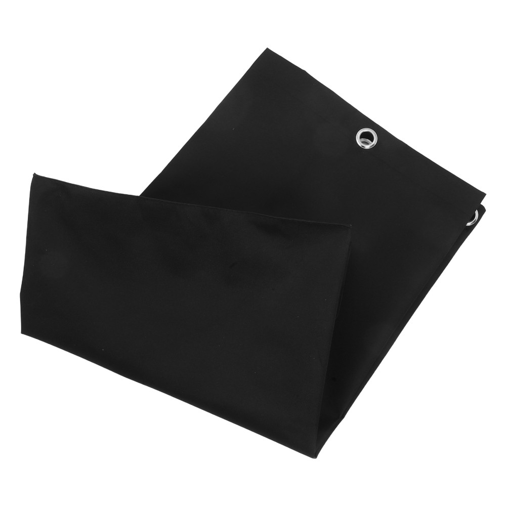 Replacement Cleaning Cart Bag Black Oxford Cloth With Reinforced Metal