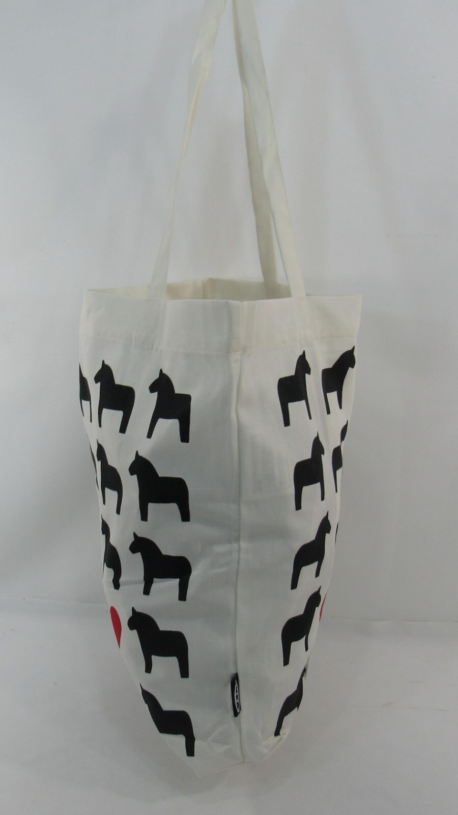 IKEA Hasthage Horse Heart Bag Reusable Cotton Grocery Laundry 505.256.37 Bag