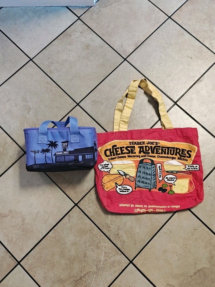 Trader Joe’s Lunch Bag & Cheese Adventure Tote Bundle