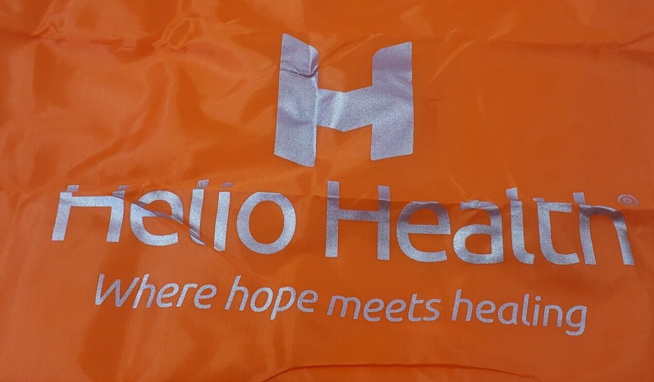 Helio Health Compact Reusable Bag Tote w/Pouch & Carabiner Advertising Syracuse