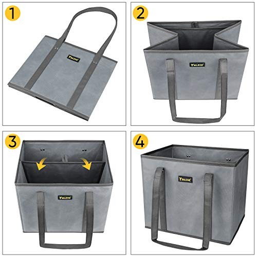 3Pk Reusable Grocery Bags, Foldable Shopping Bags for 3 Pack Blossom Season