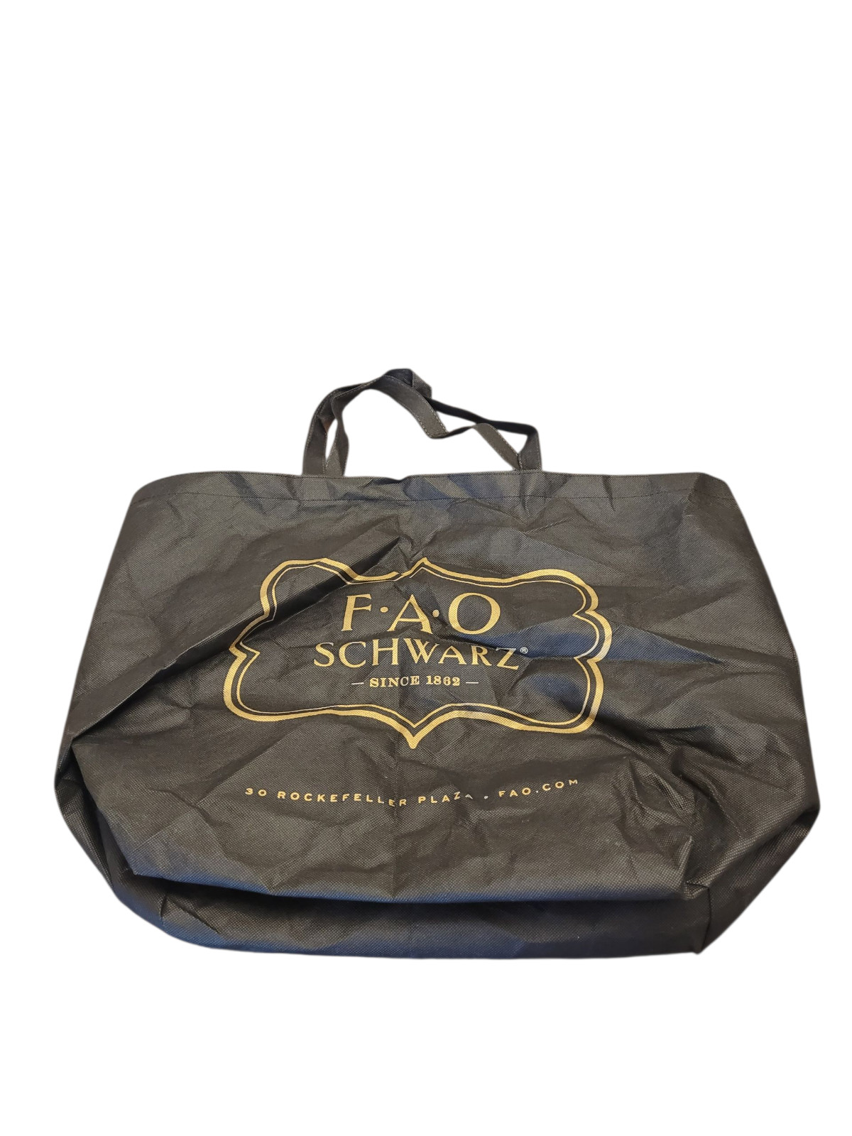Oversized Large FAO SCHWARZ Reusable Shopping Bag NYC Toy Store Reusable NICE!
