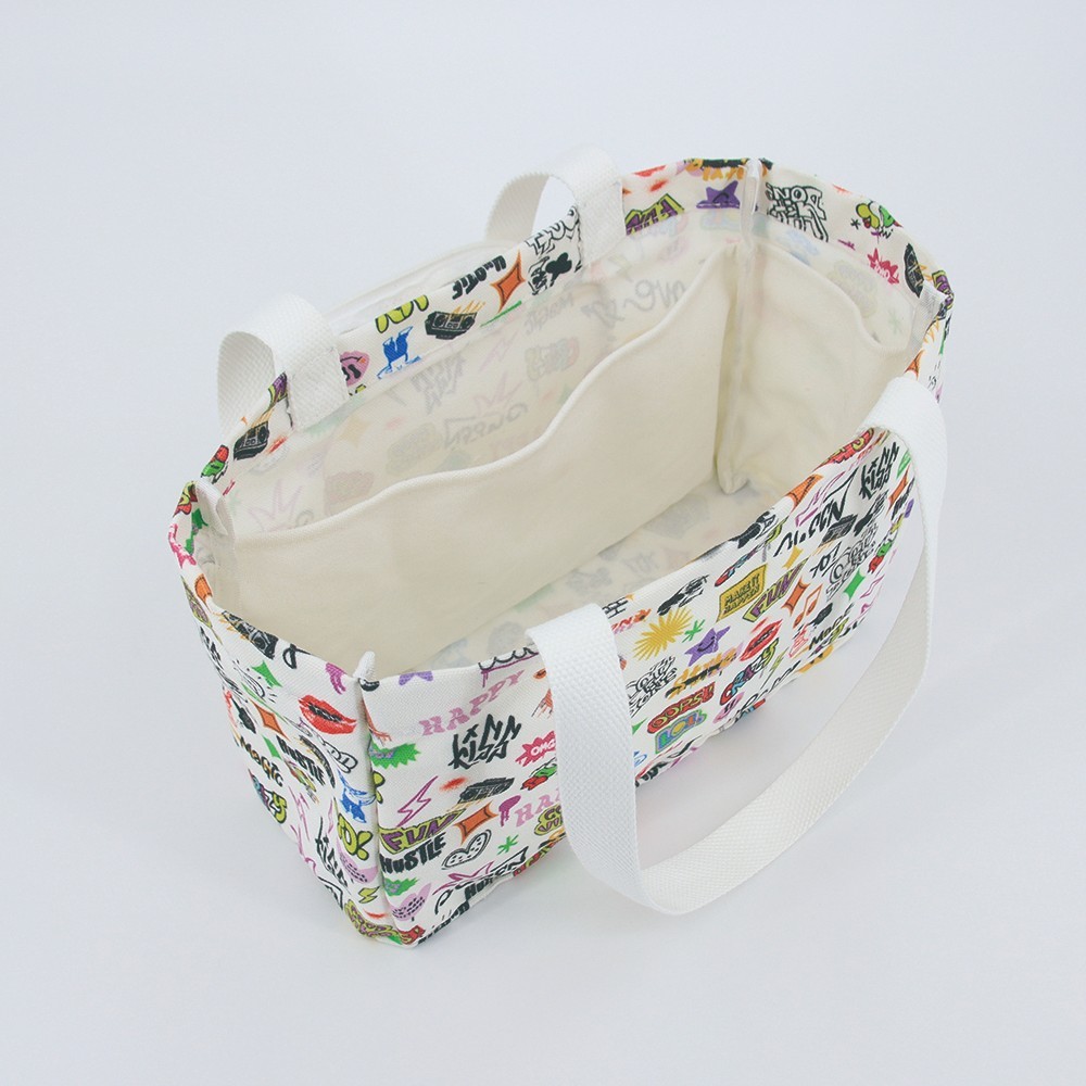 Reusable Canvas Tote Bag Small | 14 oz Heavy-Duty | Eco-Friendly Grocery Bag