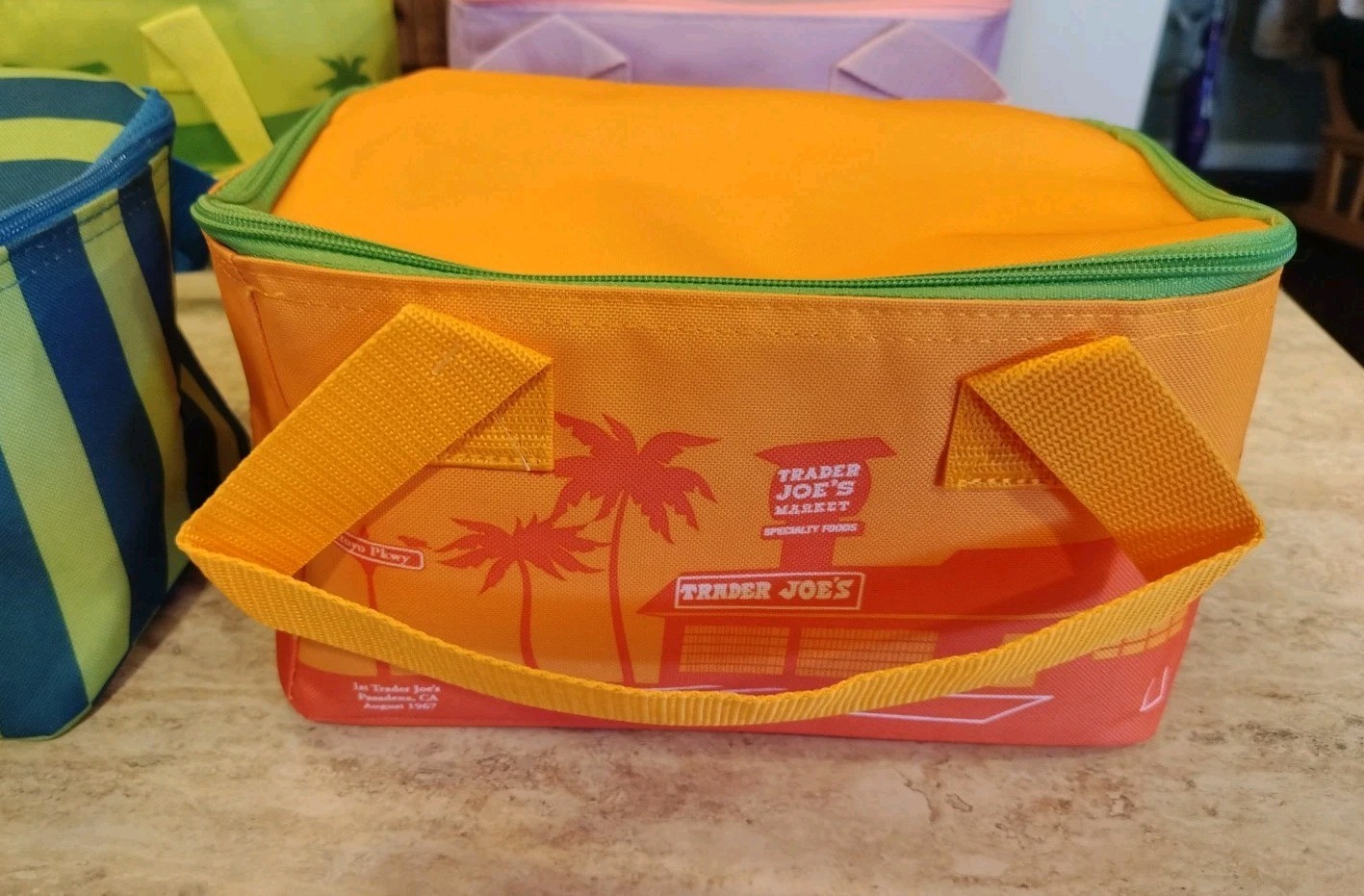 Full Set 6 Trader Joe’s Mini Insulated Bags 2026 New Summer Colors Lunch Travel