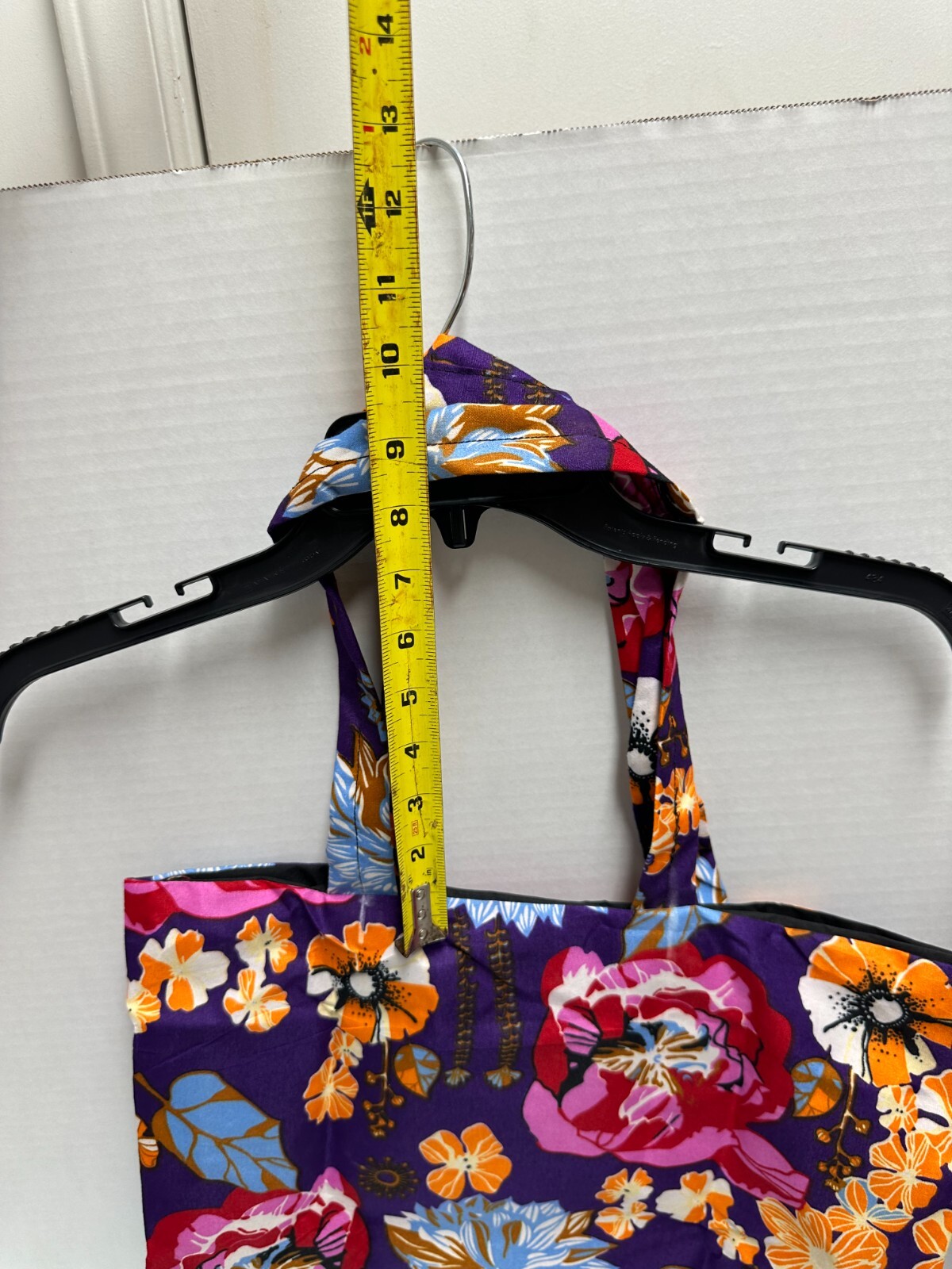 Hand made foldable reusable shopping bag from Burkina Faso unique African flare