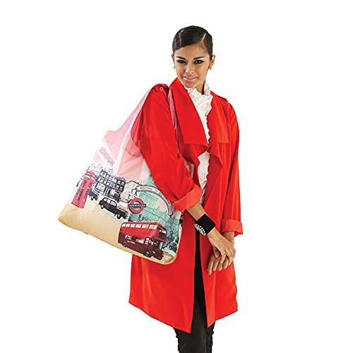 Reusable Grocery Bags Foldable Quality Shopping Tote Bag, Set of 3 Traveler, …