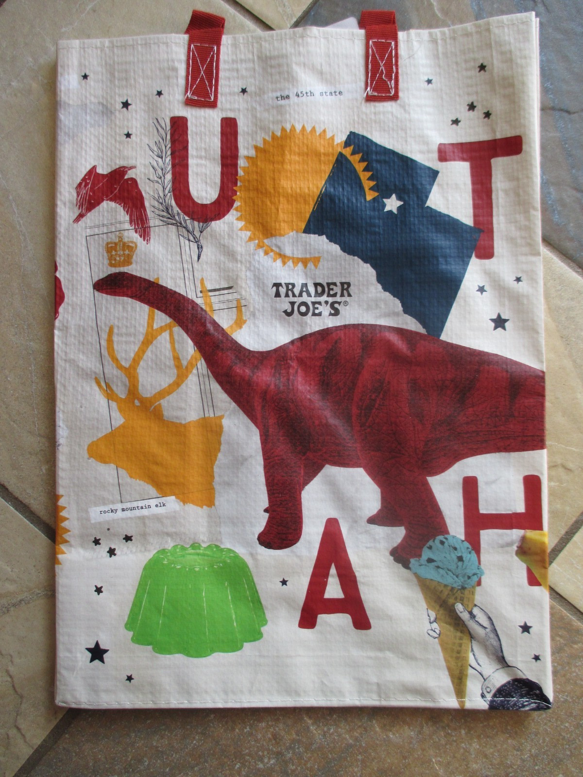 NWT Trader Joe’s UTAH Regional Reusable Shopping Tote Bag