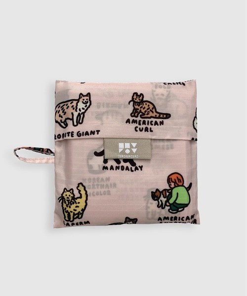 BAGGU standard CAT (GRAPHIC DICTIONARY) Reusable Eco Bag w/ Pouch w/Tracking#