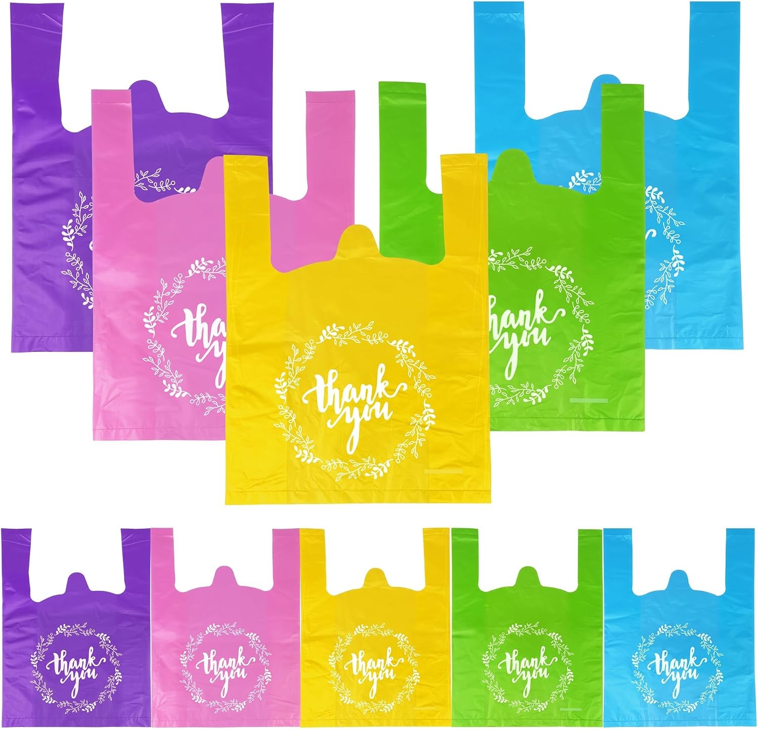 Thank You T-Shirt Plastic Bags Plastic Bulk Shopping Bags Restaurant Bag in Bulk