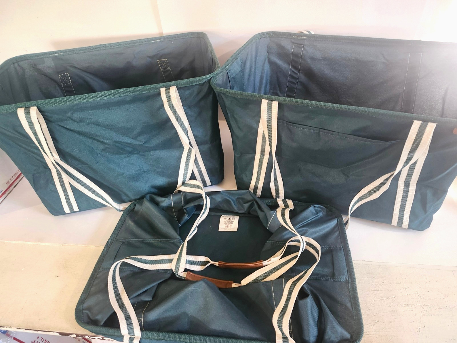 CleverMade Collapsible CarryAll Tote Pack of 3