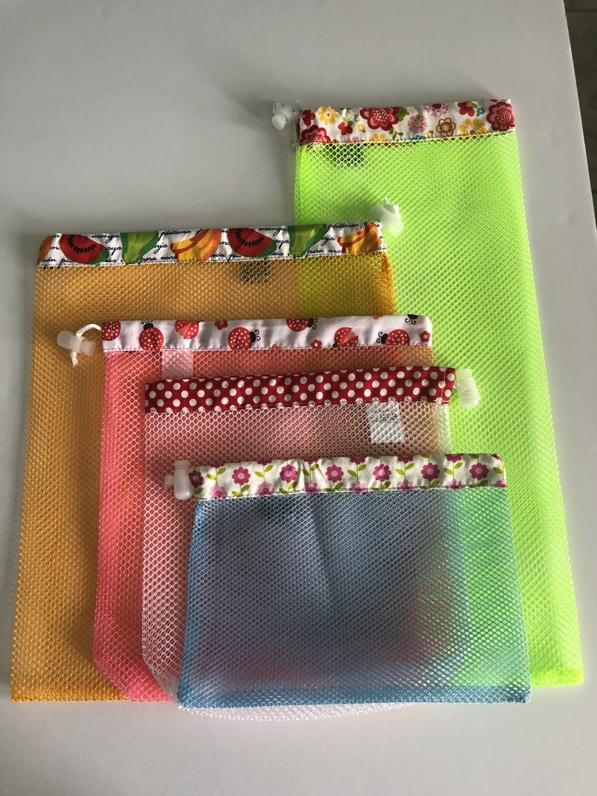 Heavy Duty Eco-friendly Reusable Bags For Vegetables, Grocery Items And More