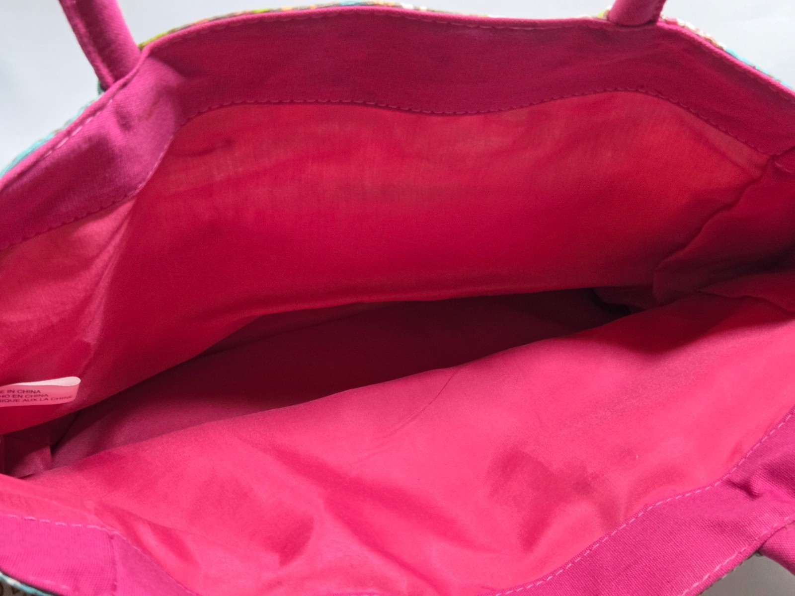 Retired Jo-Ann Fabrics Garden Tote Colorful Oversized Bag for Summer Flower