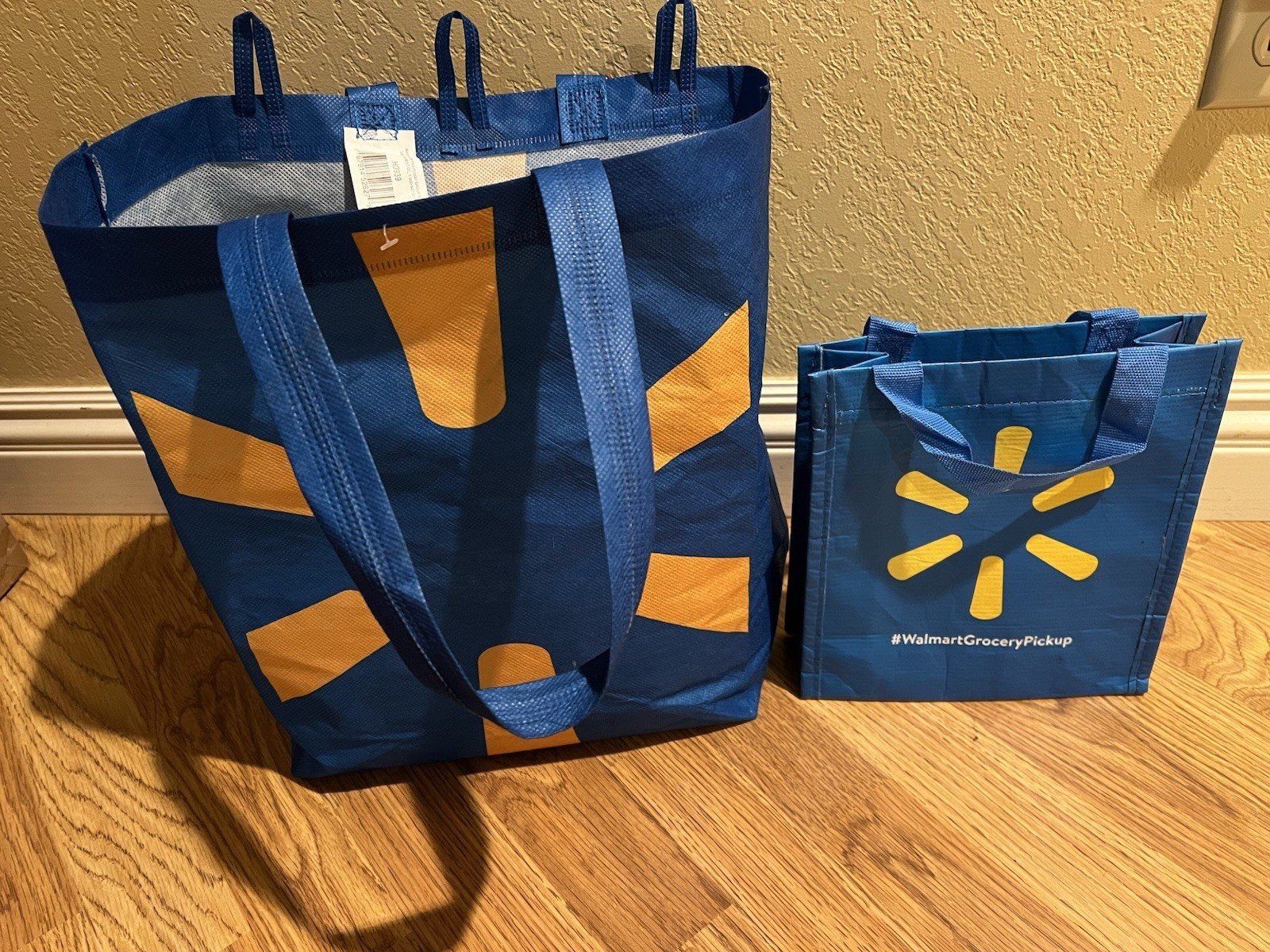 Walmart Tote Reusable Lot (2)