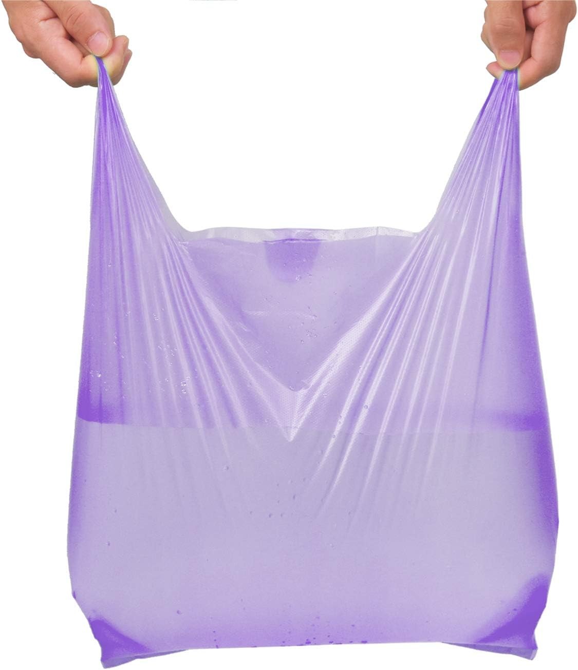 T-Shirt Carry-Out Bags Plastic Grocery Bags with Handles Shopping Bags in Bulk