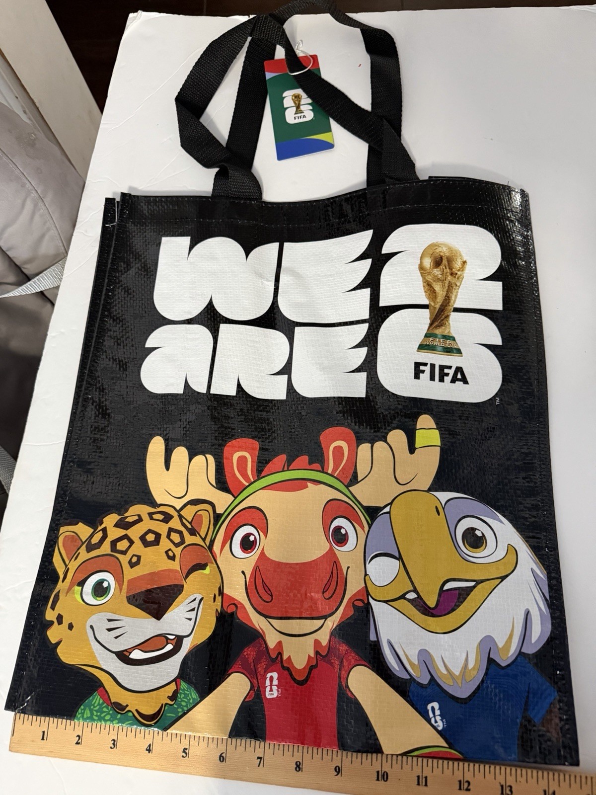 FIFA WORLD CUP 2026 Reusable Shopping Tote / A Piece Of Memorabilia! 17” X 15”